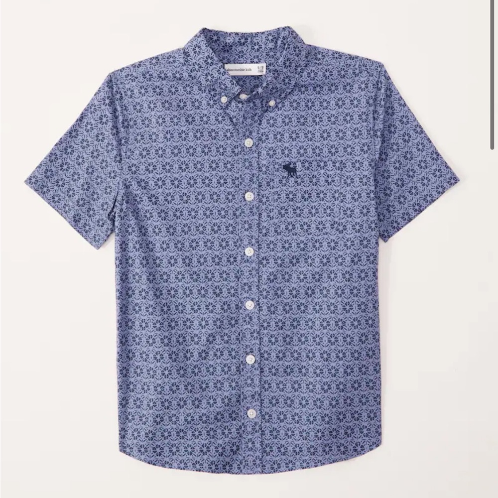 Abercrombie Boys short sleeve button up